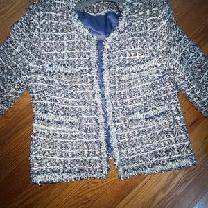 Navy Tweed Jacket